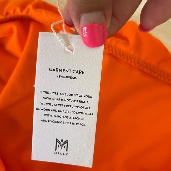 Milly Orange Ruffle Swim Bottom - Picture 5 of 8